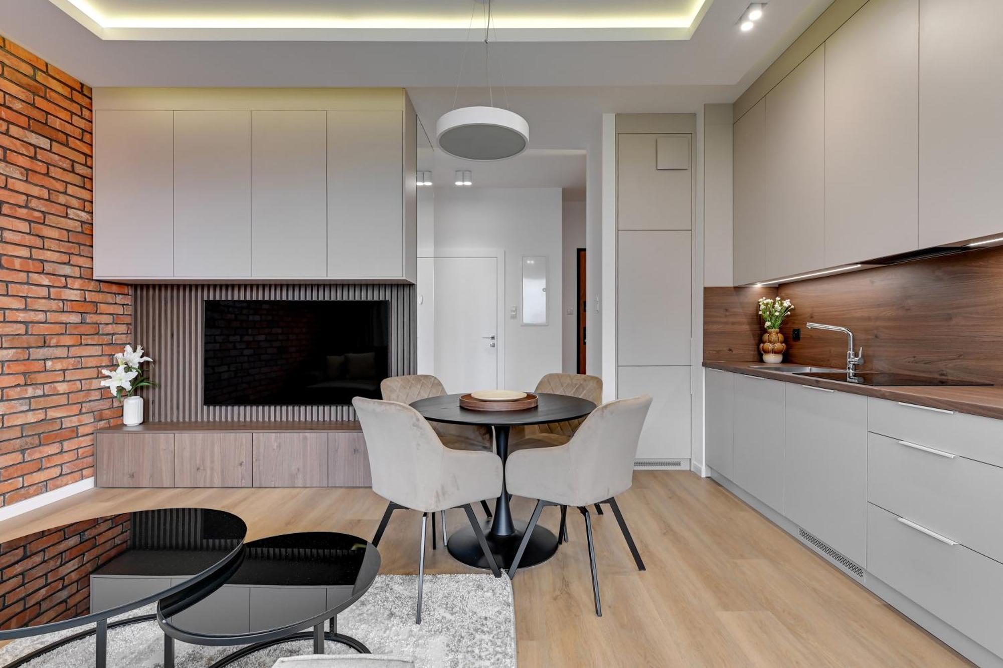 Brabank Riverside - Sauna, Business & Gym By Downtown Apartments Гданск Стая снимка